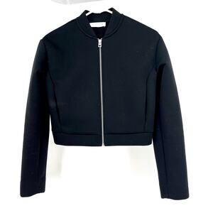 Everlane Mens soft shell polyester rayon bomber jacket (XS)